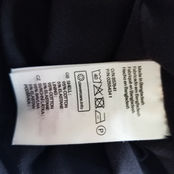 H&M BASIC Bodycon Quarter Sleeve Striped Dress - Picture 8 of 9